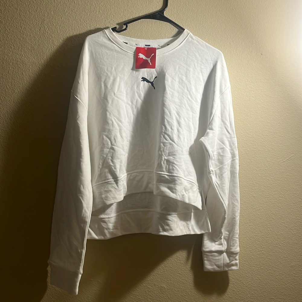 White puma sweater